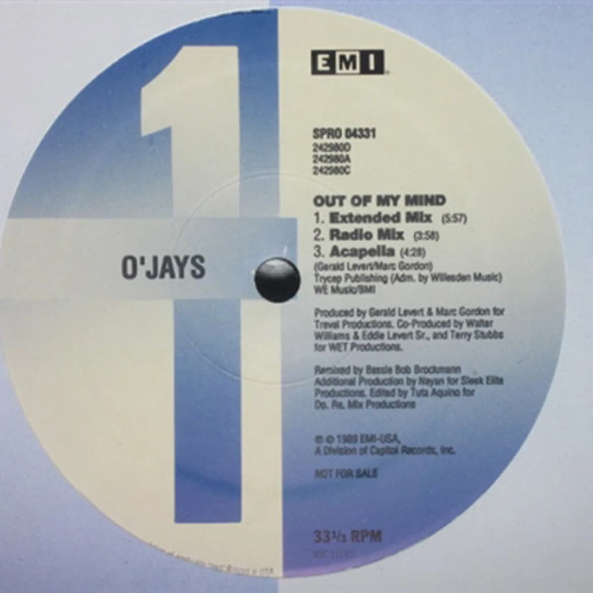 The O'Jays – Out Of My Mind
