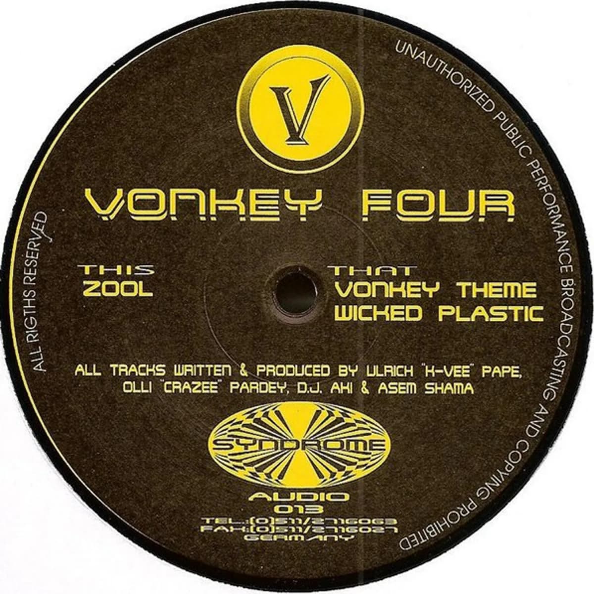 Vonkey Four – Vonkey Theme / Wicked Plastic