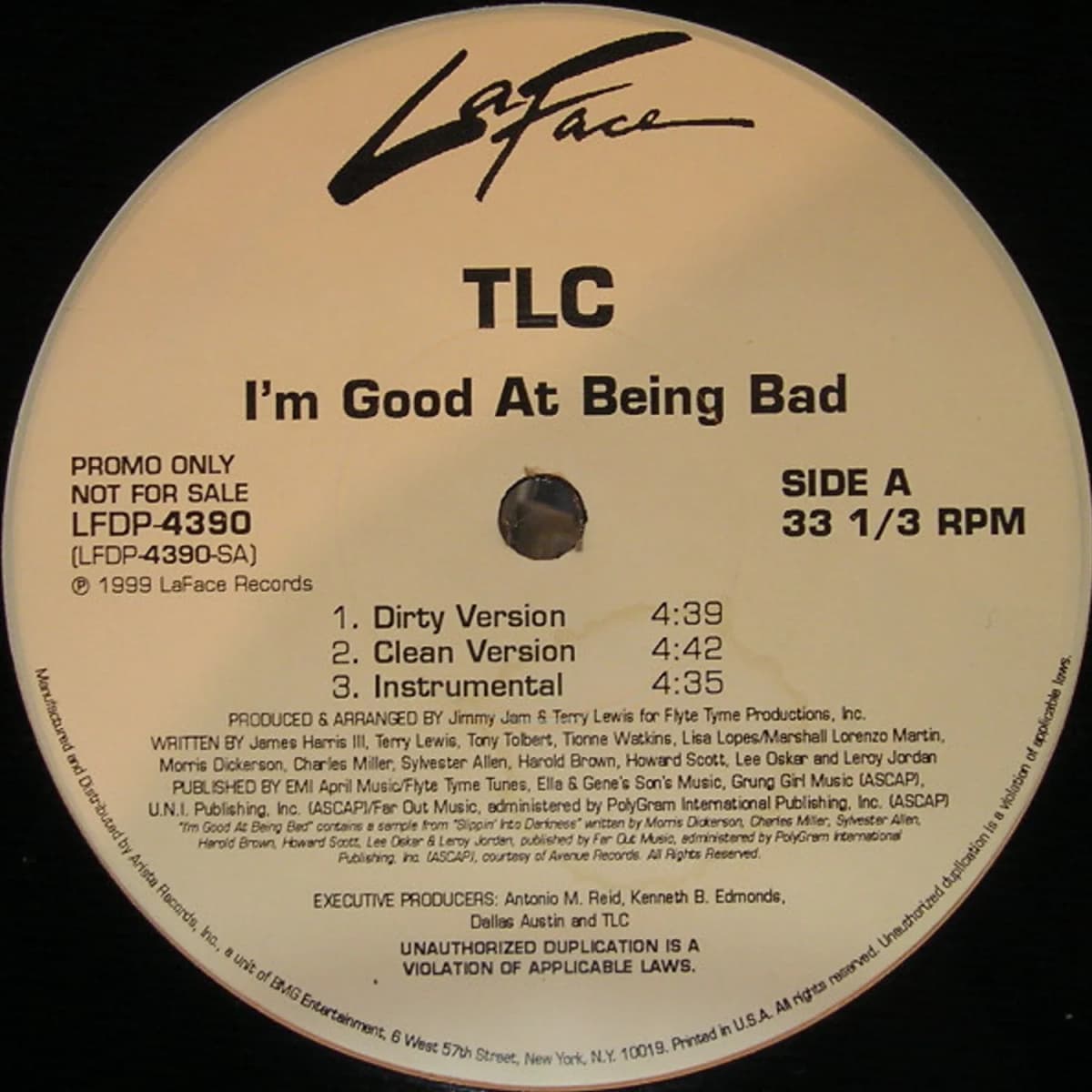 TLC – I'm Good At Being Bad