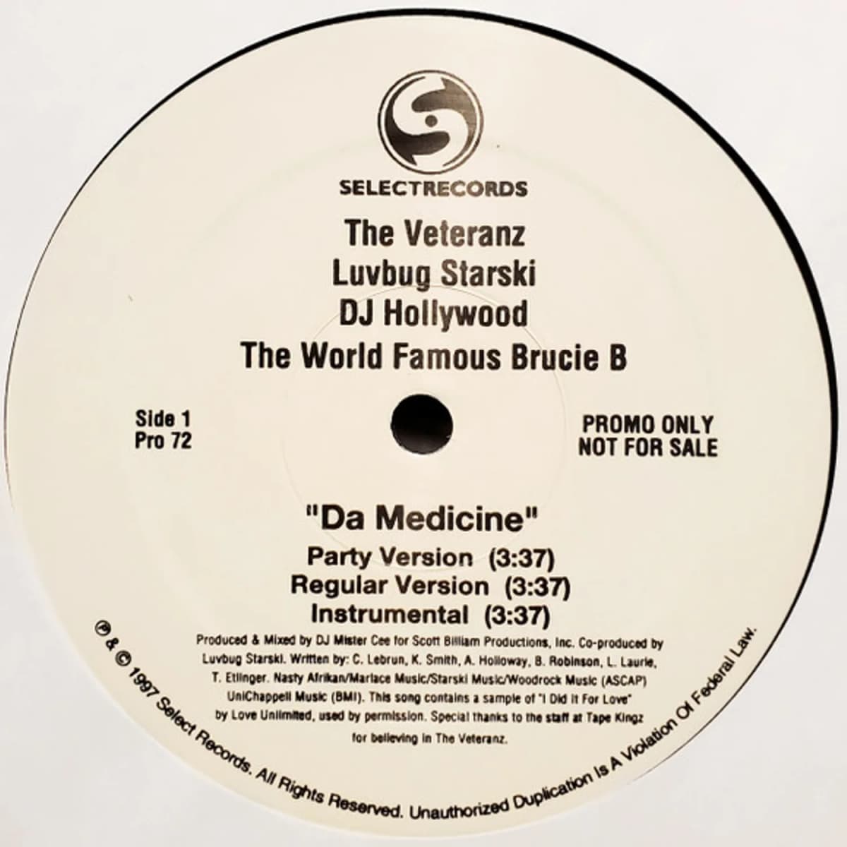 The Veteranz – Da Medicine / Da Remedy (Da Medicine Remix)