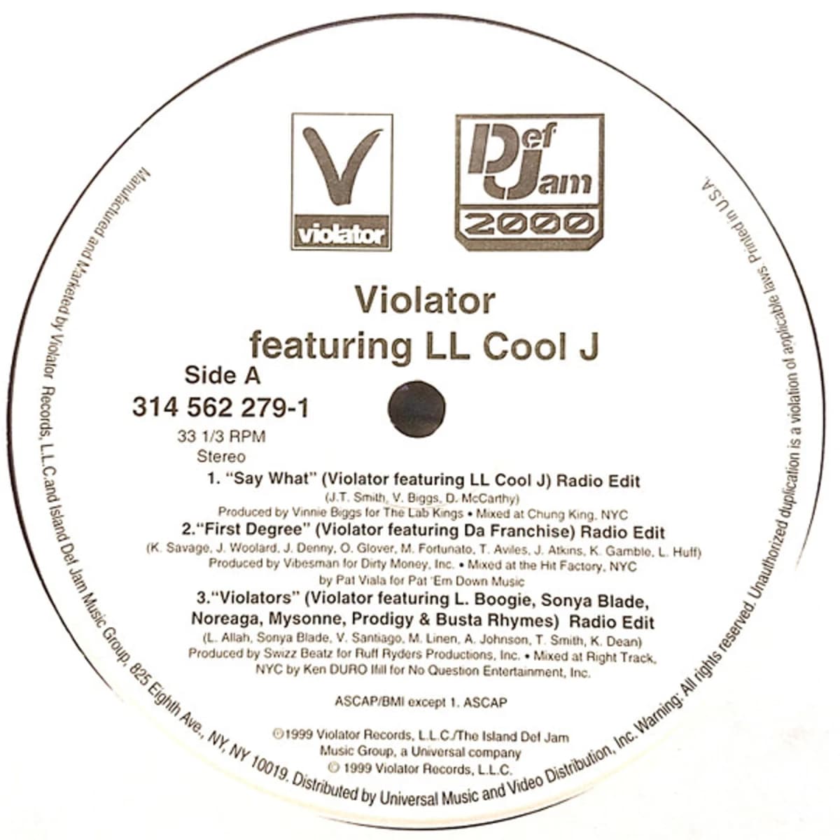 Violator, LL Cool J – Say What
