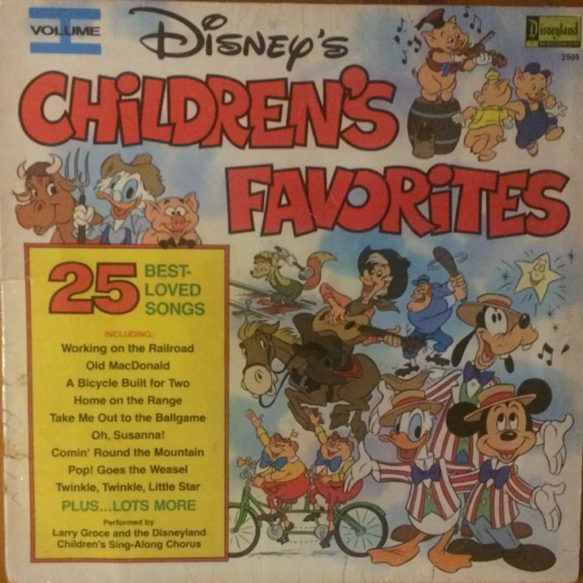 Larry Groce, The Disneyland Children's Sing-Along Chorus – Disney's Children's Favorites Volume I