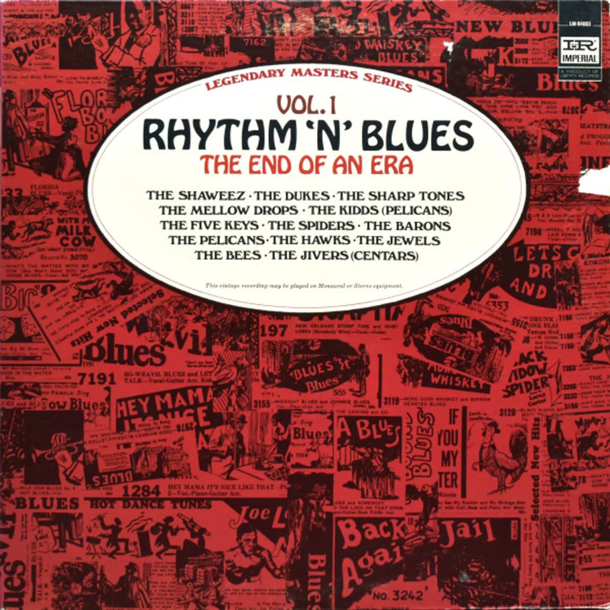 Various – Rhythm 'N' Blues Volume 1: The End Of An Era