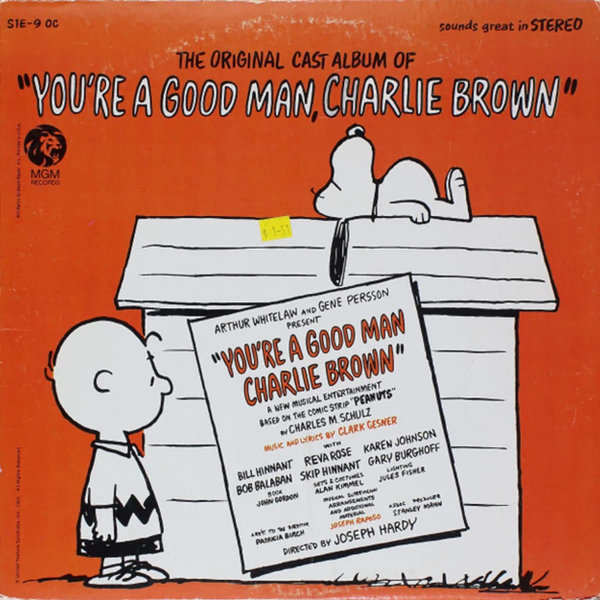 Various – The Original Cast Album Of "You're A Good Man Charlie Brown"