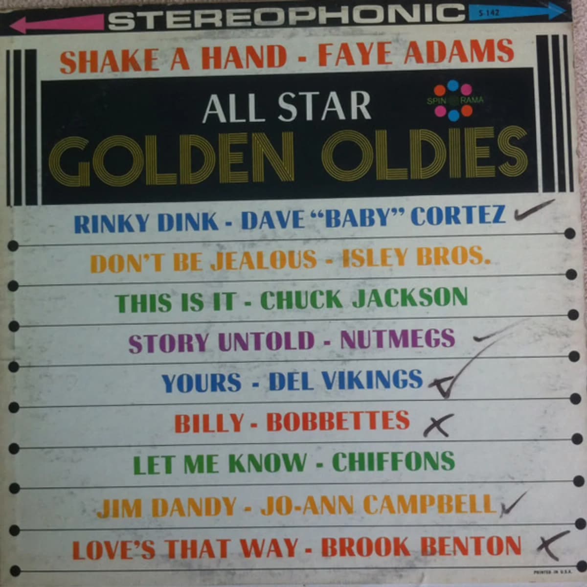 Various – All Star Golden Oldies