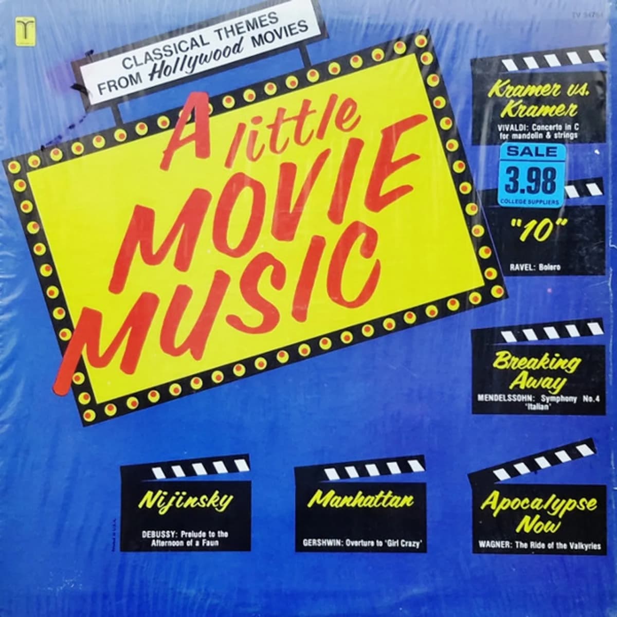 Various – A Little Movie Music - Classical Theme From Hollywood Movies